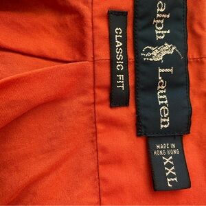 Polo Ralph Lauren Classic Fit Shirt - Burnt Orange XXL